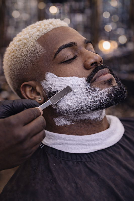 Hair Dye + Trim + Shave